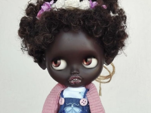 SAEEDAH African girl Blythe custom doll ooak by Antique Shop Dolls